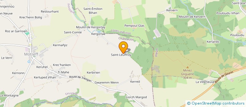 localisation de l'entreprise ASSOCIATION SYNERGIE LIBRE  MOTREFF