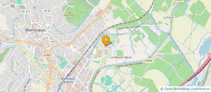 localisation de l'entreprise ASSOCIATION SYNTHERAPY  MANOSQUE