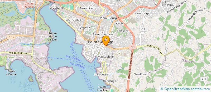 localisation de l'entreprise ASSOCIATION SYNTHESE à POINTE-A-PITRE