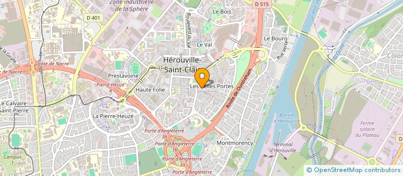localisation de l'entreprise ASSOCIATION SYSTEME à HEROUVILLE SAINT CLAIR