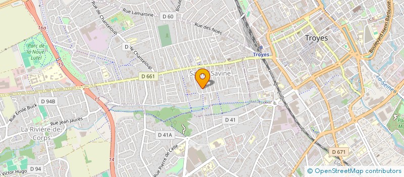 localisation de l'entreprise ASSOCIATION T'AMES T'AMES  SAINTE-SAVINE