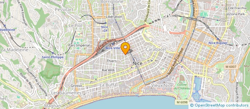 localisation de l'entreprise ASSOCIATION T&T PRODUCTIONS  NICE