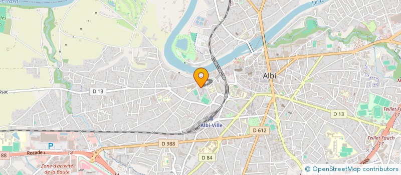 localisation de l'entreprise ASSOCIATION TA BOM à ALBI