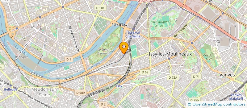 localisation de l'entreprise ASSOCIATION TA'I à ISSY-LES-MOULINEAUX