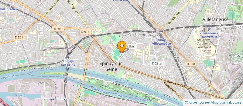 localisation de l'entreprise ASSOCIATION TACHBAR  EPINAY-SUR-SEINE