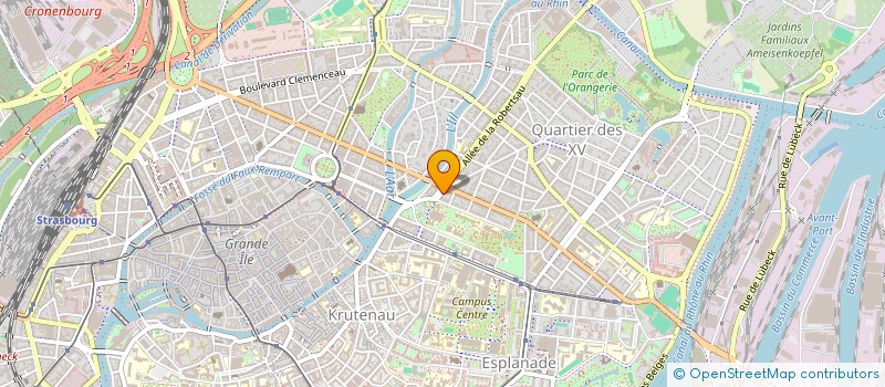 localisation de l'entreprise ASSOCIATION TACHBAR PRIMAIRE  STRASBOURG