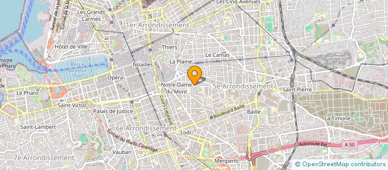 localisation de l'entreprise ASSOCIATION TACITE  MARSEILLE