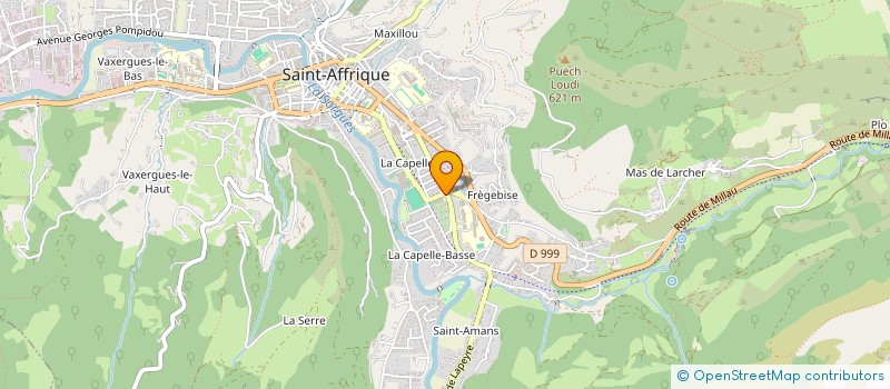 localisation de l'entreprise ASSOCIATION TAE KWON DO ST AFFRIQUE  ST-AFFRIQUE