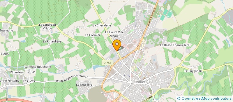 localisation de l'entreprise ASSOCIATION TAEKWONDO VALLET  VALLET