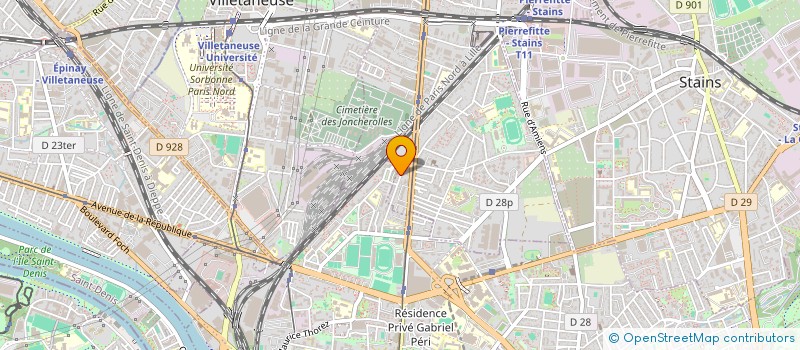 localisation de l'entreprise ASSOCIATION TAFAT à PIERREFITTE-SUR-SEINE