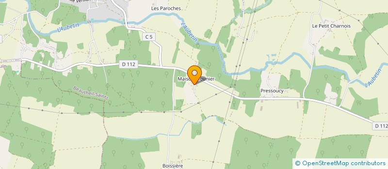 localisation de l'entreprise ASSOCIATION TALAWASSI  BEAUTHEIL-SAINTS