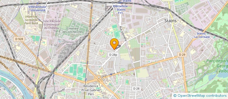 localisation de l'entreprise ASSOCIATION TALENT PIERREFITTE à PIERREFITTE-SUR-SEINE