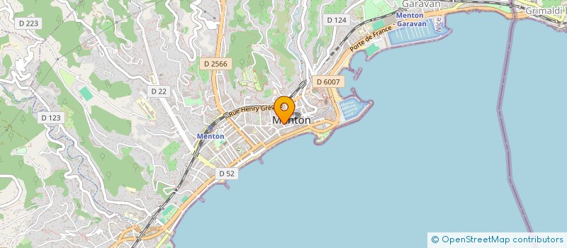 localisation de l'entreprise ASSOCIATION TAMARI 06 à MENTON