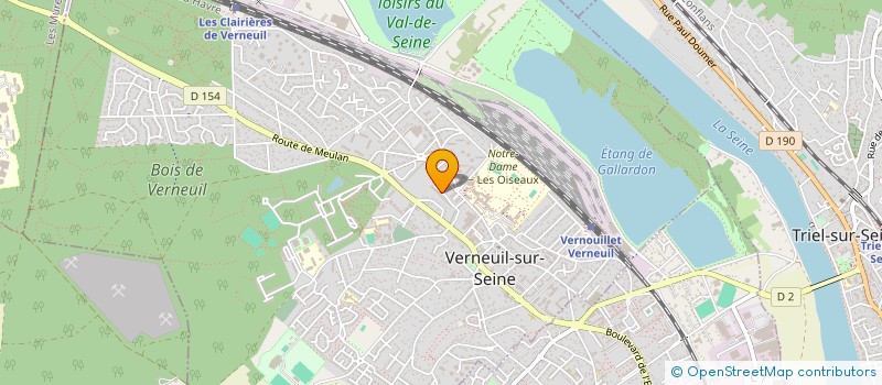 localisation de l'entreprise ASSOCIATION TAMARIS à VERNEUIL-SUR-SEINE