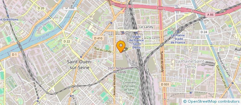 localisation de l'entreprise ASSOCIATION TAMOUL DE SAINT OUEN - SEINE SAINT DENIS à SAINT-OUEN-SUR-SEINE