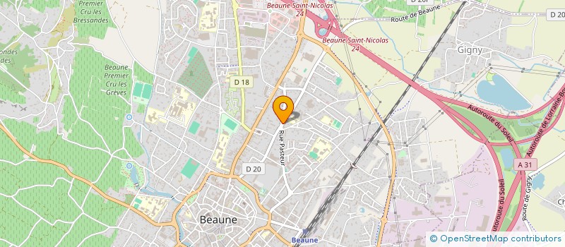 localisation de l'entreprise ASSOCIATION TANGAGE à BEAUNE