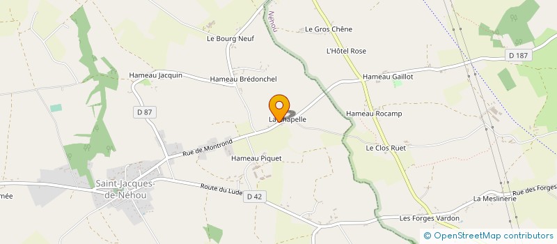 localisation de l'entreprise ASSOCIATION TANTREVAL  SAINT-JACQUES-DE-NEHOU