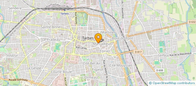 localisation de l'entreprise ASSOCIATION TARBES AVENIR à TARBES