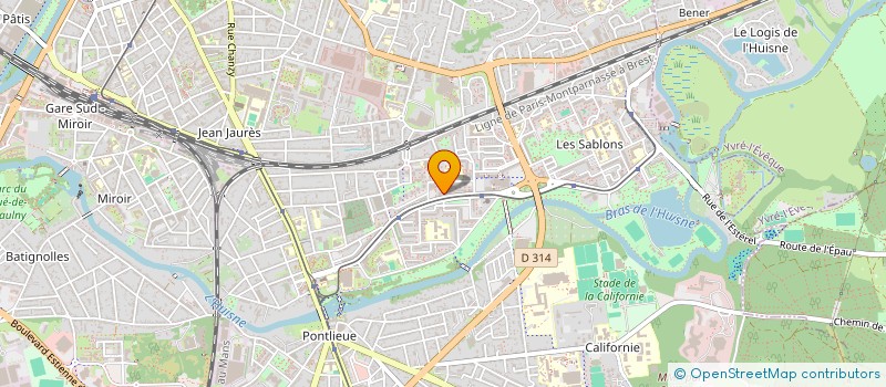 localisation de l'entreprise ASSOCIATION TARMAC  LE MANS