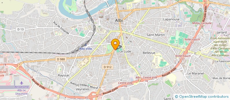 localisation de l'entreprise ASSOCIATION TARN ALLIANCE HUMANITAIRE à ALBI