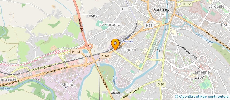 localisation de l'entreprise ASSOCIATION TARN ESPOIR à CASTRES