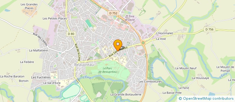 localisation de l'entreprise ASSOCIATION TAROT BELLOBRYEN  BEAUPREAU-EN-MAUGES