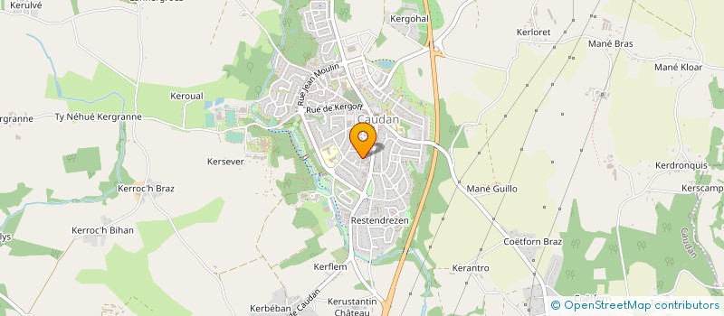 localisation de l'entreprise ASSOCIATION TARZH'N DEIZ à CAUDAN