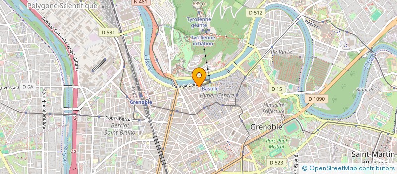 localisation de l'entreprise ASSOCIATION TCR à GRENOBLE