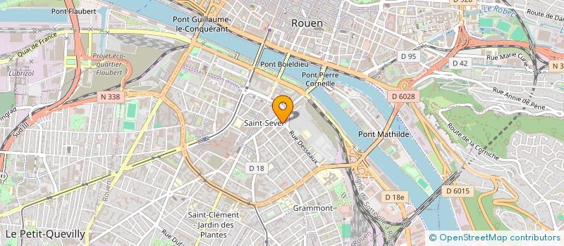 localisation de l'entreprise ASSOCIATION TDPM FRANCE  ROUEN