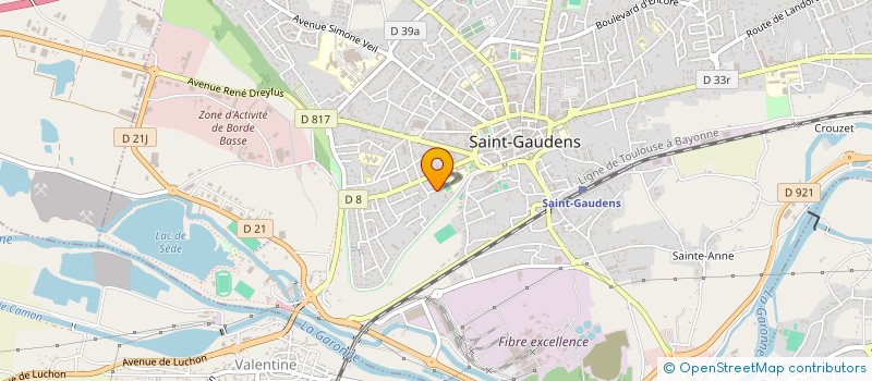 localisation de l'entreprise ASSOCIATION TEAM BERNARD FOURCADET ORGANISATION  SAINT-GAUDENS