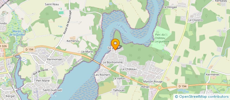 localisation de l'entreprise ASSOCIATION TEAM BREIZATAK  BRANDERION