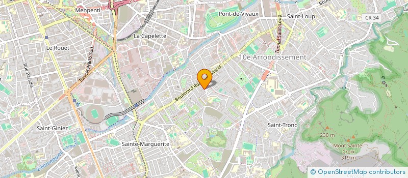 localisation de l'entreprise ASSOCIATION TEAM DUCA  MARSEILLE