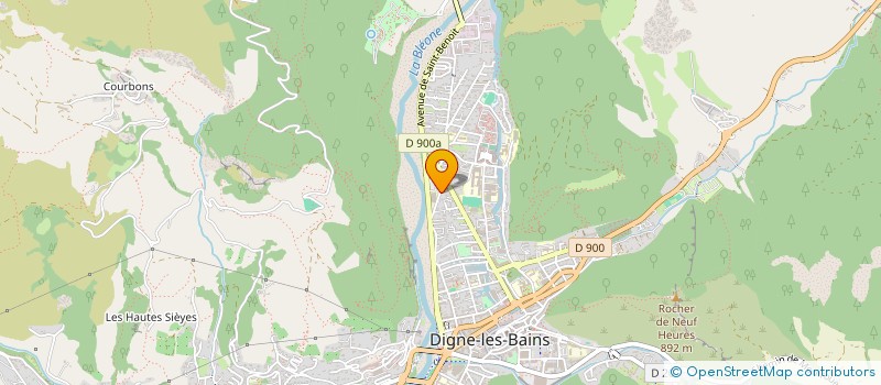 localisation de l'entreprise ASSOCIATION TEAM HALGAND 06  DIGNE-LES-BAINS