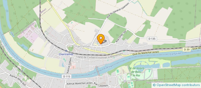 localisation de l'entreprise ASSOCIATION TEAM HSB CYCLING  CHARTRETTES