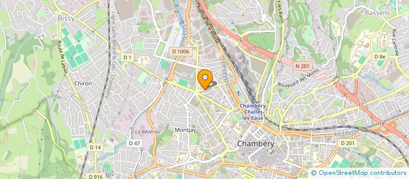 localisation de l'entreprise ASSOCIATION TEAM JUJU  CHAMBERY