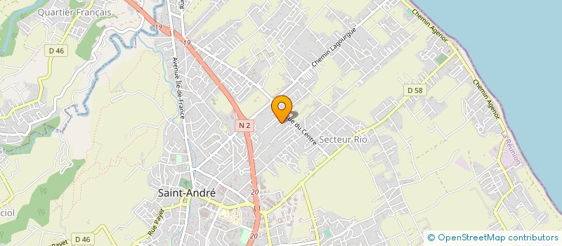 localisation de l'entreprise ASSOCIATION TEAM KOLOSS à SAINT-ANDRE