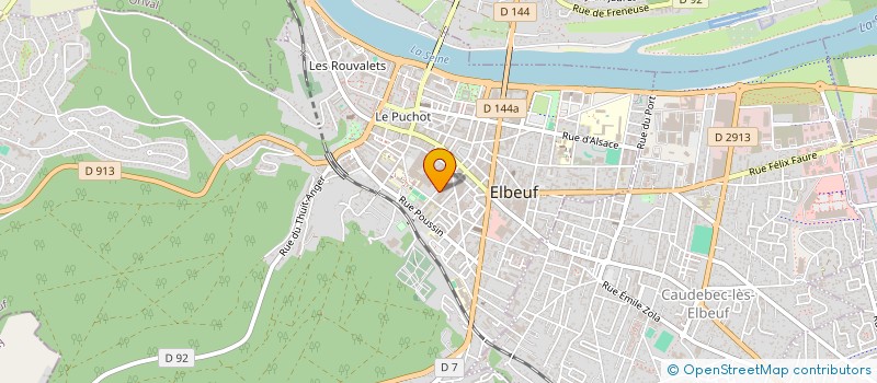 localisation de l'entreprise ASSOCIATION TEAM LE GRAND BLEU à ELBEUF