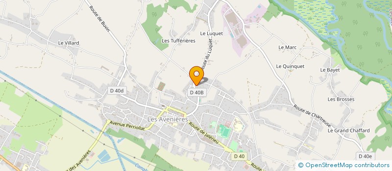 localisation de l'entreprise ASSOCIATION TEAM NICKELLE  LES AVENIERES VEYRINS-THUELLIN