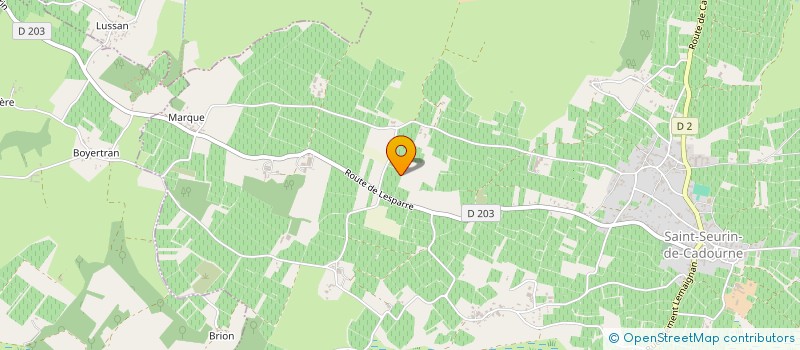 localisation de l'entreprise ASSOCIATION TEAM NIGLO 33  SAINT-SEURIN-DE-CADOURNE