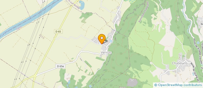 localisation de l'entreprise ASSOCIATION TEAM RALLYE HISTORIQUE CREMOLANE  CREMIEU