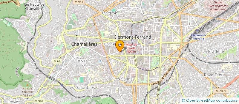 localisation de l'entreprise ASSOCIATION TECHNO GENERATION  CLERMONT-FERRAND