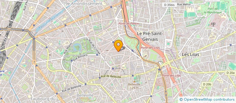 localisation de l'entreprise ASSOCIATION TECHNO PLUS  PARIS