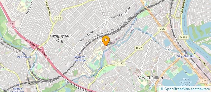 localisation de l'entreprise ASSOCIATION TECODIM à SAVIGNY-SUR-ORGE