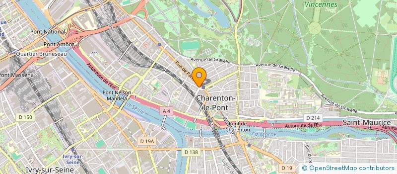 localisation de l'entreprise ASSOCIATION TELEFERIQUE  CHARENTON-LE-PONT