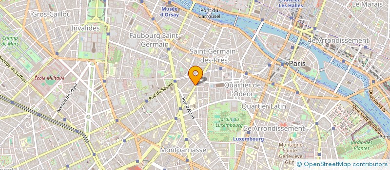 localisation de l'entreprise ASSOCIATION TELESORBONNE  PARIS