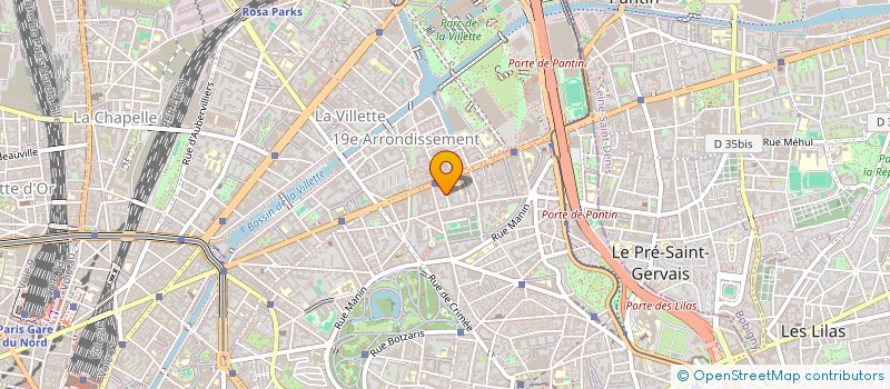 localisation de l'entreprise ASSOCIATION TEMPLA COELI  PARIS