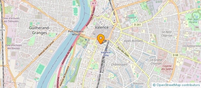 localisation de l'entreprise ASSOCIATION TEMPO à VALENCE