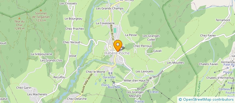 localisation de l'entreprise ASSOCIATION TEMPO SURF - ATS  HABERE-POCHE