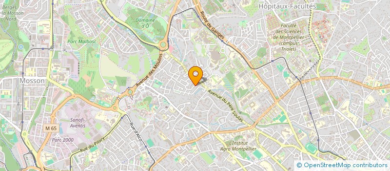 localisation de l'entreprise ASSOCIATION TEMPS ET DECOUVERTES à MONTPELLIER