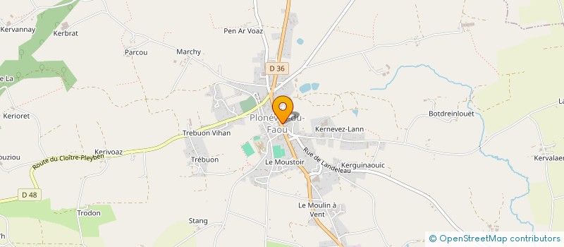 localisation de l'entreprise ASSOCIATION TEMPS LIE à PLONEVEZ-DU-FAOU